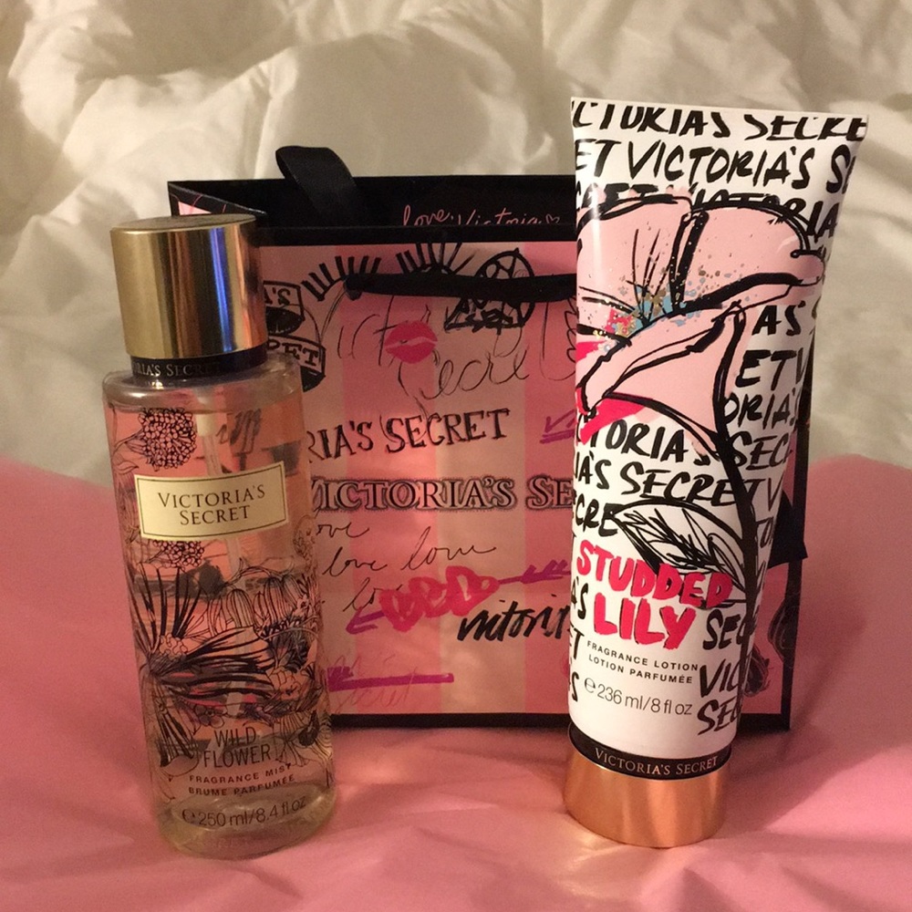 VS wild flowermist, VS studded lily lotion(SOLD)